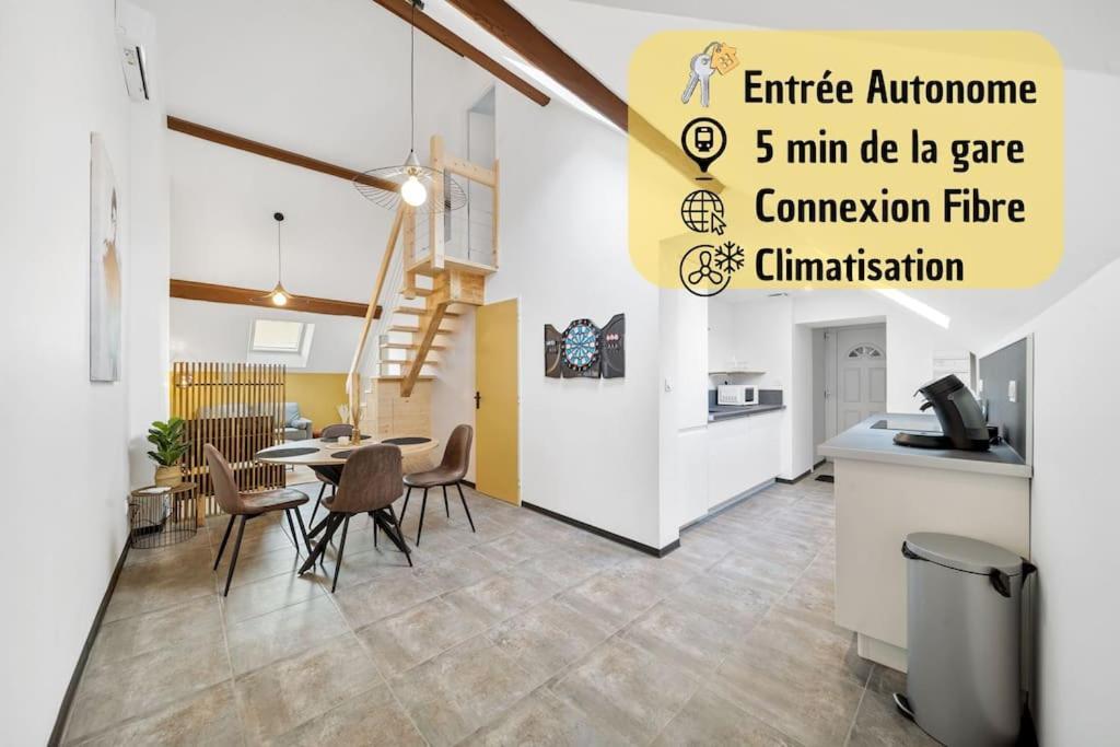 Appartement Le Duplex Moutarde à Chalon-sur-Saône Extérieur photo